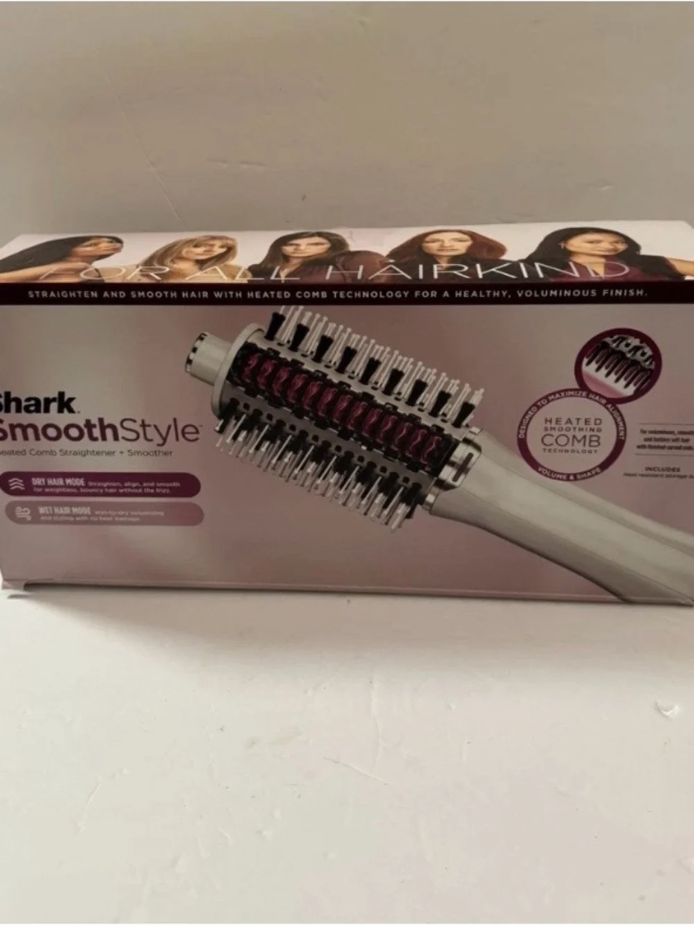 Shark Beige Hot Air Rotating Styling Brush